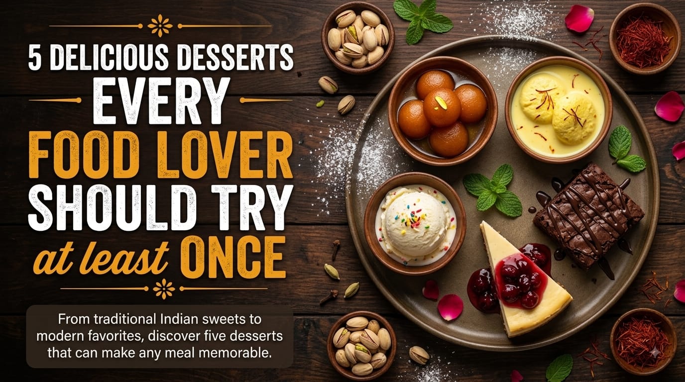 ๐ฐ 5 Delicious Desserts You Should Try at Least Once