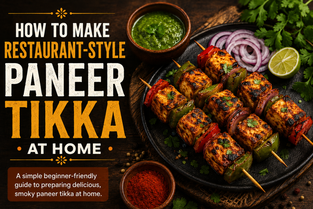 Easy Paneer Tikka Recipe