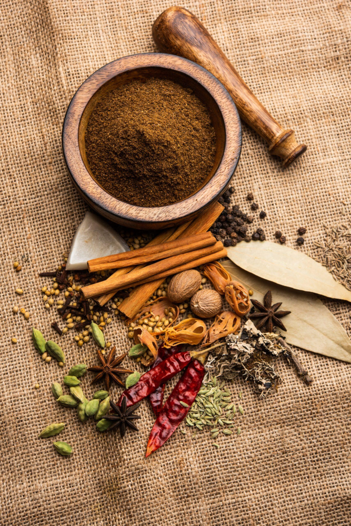 Garam masala spice blend used in Indian cuisine